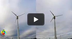 Video of DC21 installing an Endurance E-3120 wind turbine